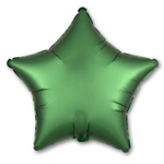 Шар фольгированный Звезда 48 см (Зеленый)