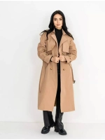 Тренч длинный оверсайз плащ