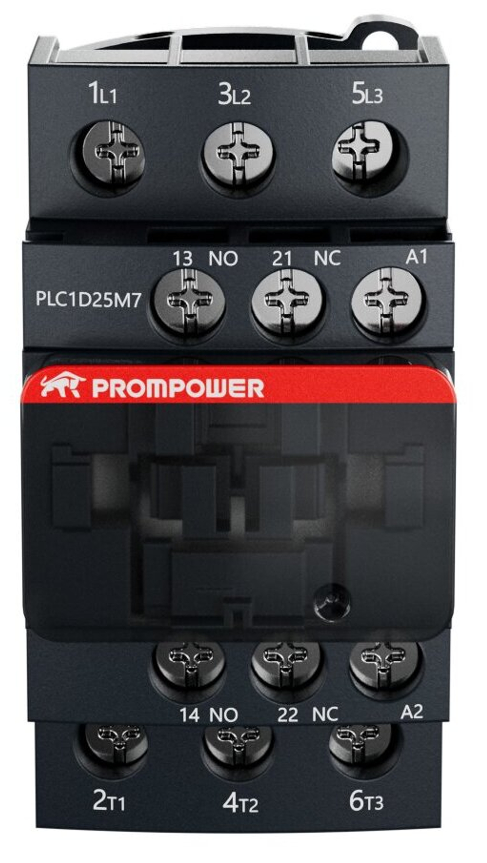 Контактор Prompower PLC1D25M7 серии Pulse, ток 25А, 3 полюса, доп контакт 1НО+1НЗ, катушка 230AC