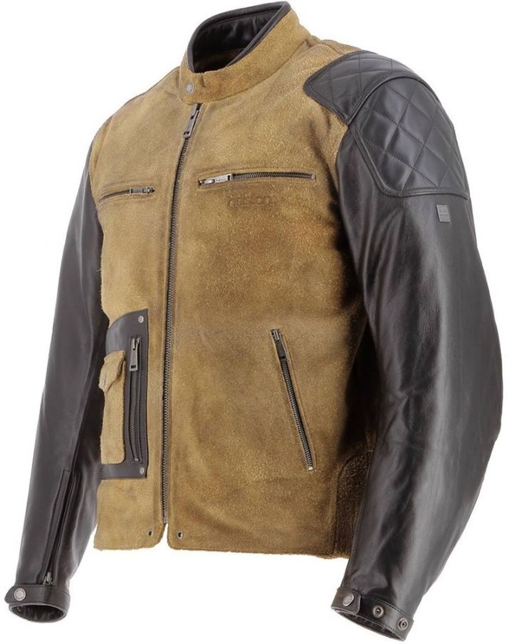 Johnson Cuir Rag-Suede / Черно-бежевый