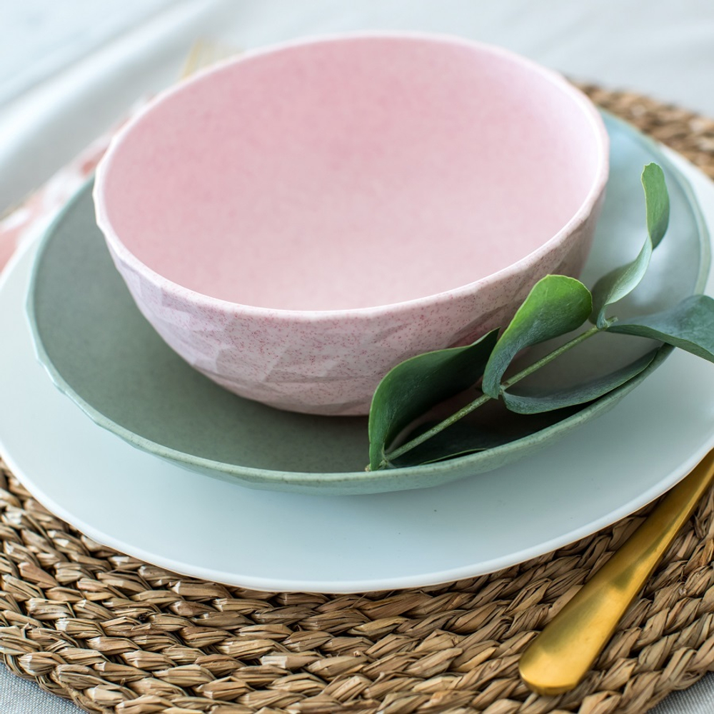 Чаша club, organic, D16 см, розовая