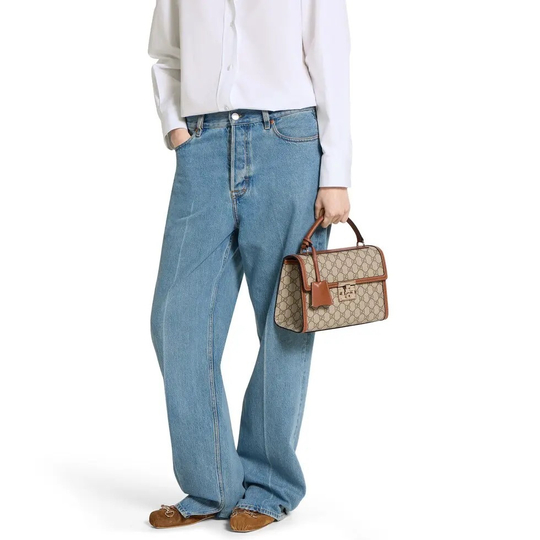 Padlock top handle bag