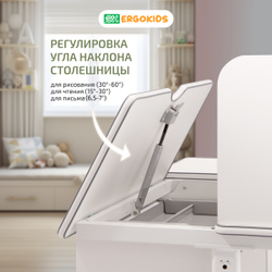 Стол письменный для школьника Ergokids Winnipeg Multicolor BD-630 MAX