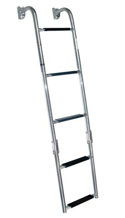 Складной трап из нержавеющей стали, 5 ступени, 115 см (10247447)