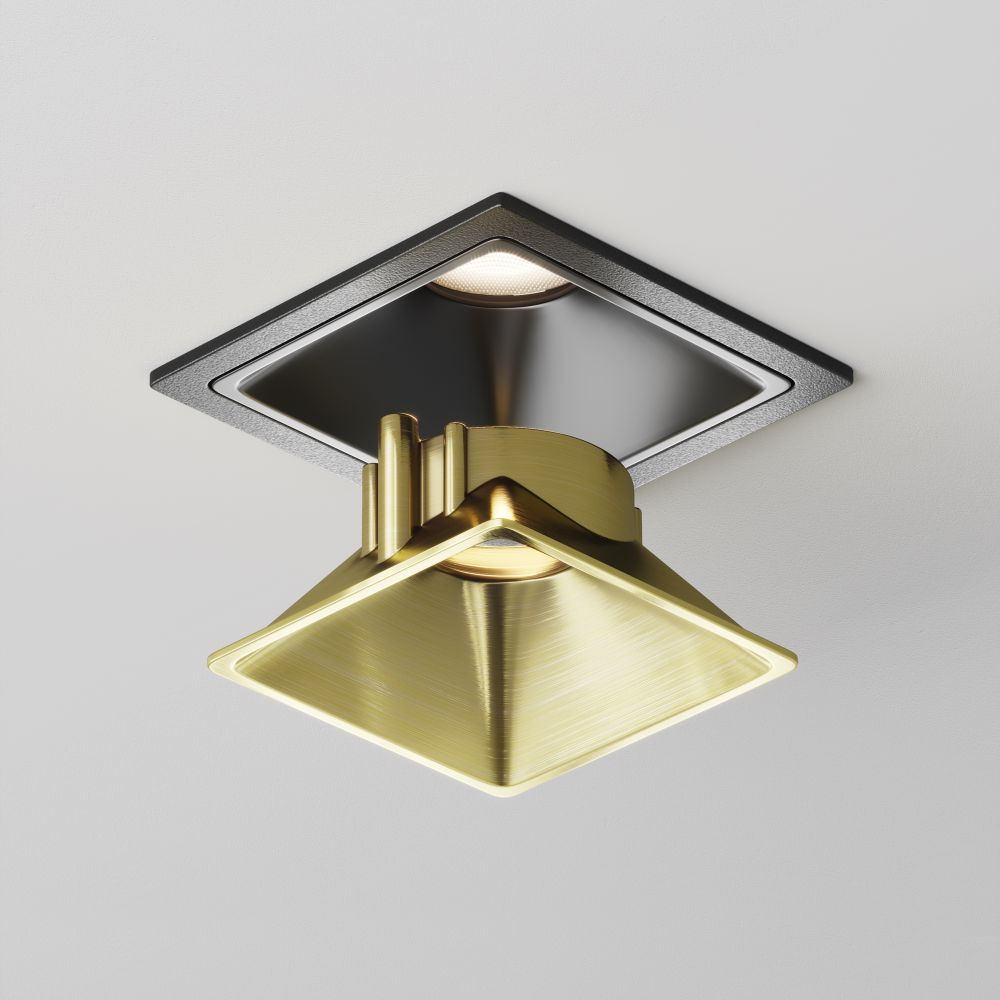 Основание для встраиваемого светильника Maytoni   Ring8-10W-SQ-BS