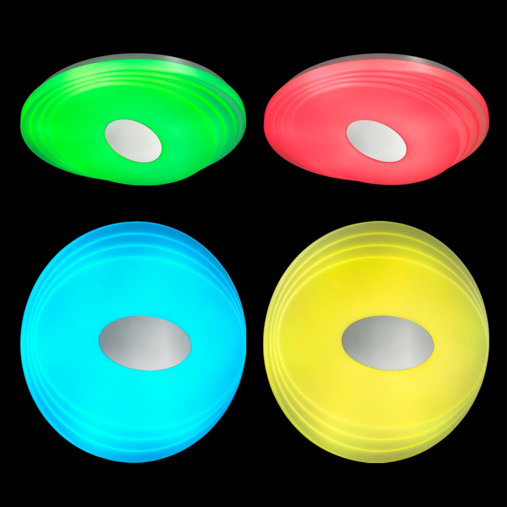 3027/EL SN 000 Светильник пластик LED 72Вт 3000-6500K D485 IP43 пульт ДУ/RGB/LampSmart SEKA