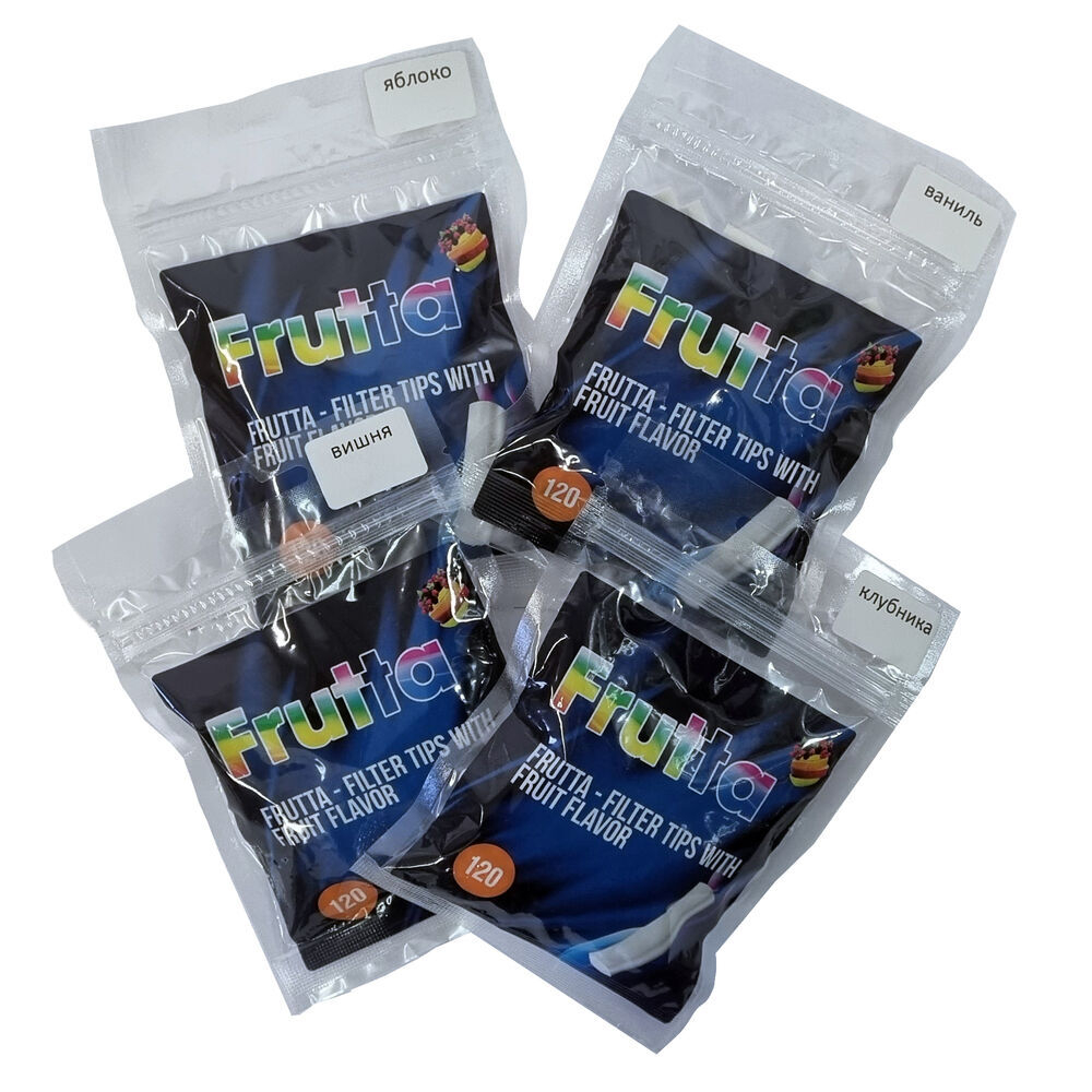 Комплект фильтры для сигарет "Frutta" 6mm Slim Aroma MIX 4х120шт