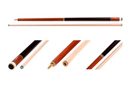 Кий / пирамида 2-pc "Supernova Enjoy" (граб, черный граб, шелковое дерево), с удлинителем