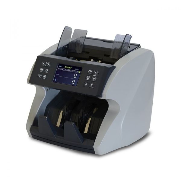 Счетчик банкнот MERTECH C-100 CIS MG, TFT, мультивалютный, 8 признаков детекции