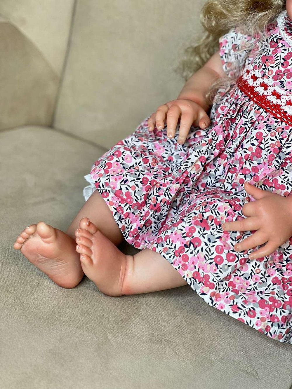 Кукла Реборн мягконабивная 60см в пакете (FA-614)