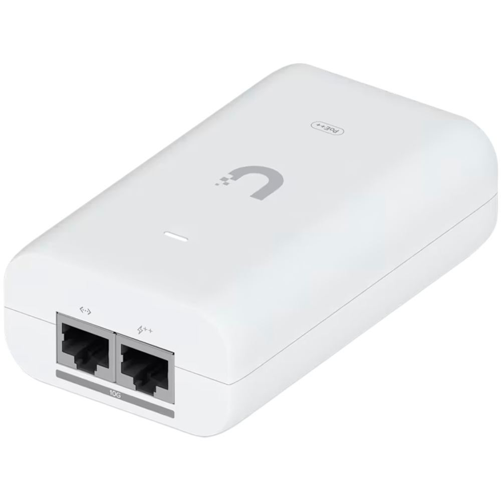 Ubiquiti UniFi UACC-PoE++-10G-EU 10G PoE++ Adapter (60W), can power UniFi PoE++ devices, reduce dependency on PoE switch power, and provide a Multi-Gigabit LAN connection