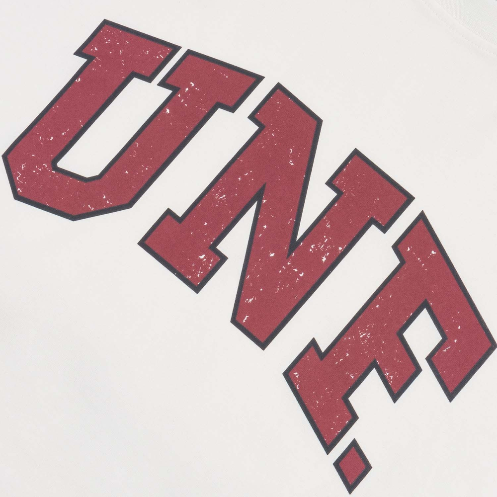 Футболка UNIFORM Heavy UNF. Vintage молочный/красный