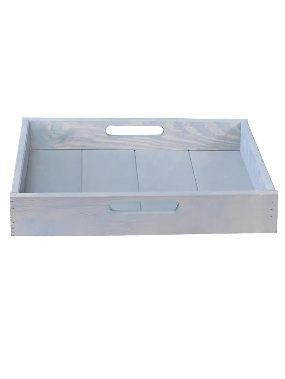 Столик поднос деревянный разборный для кухни 38х38, серый