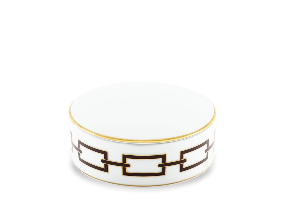 Шкатулка круглая Catene Ebano (13.2 см)