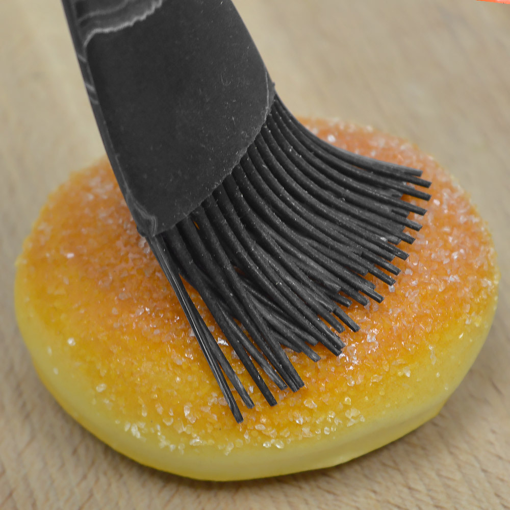 Набор кухонных принадлежностей силиконовый "Гранит" (кисточка, ложка, лопатка, половник)