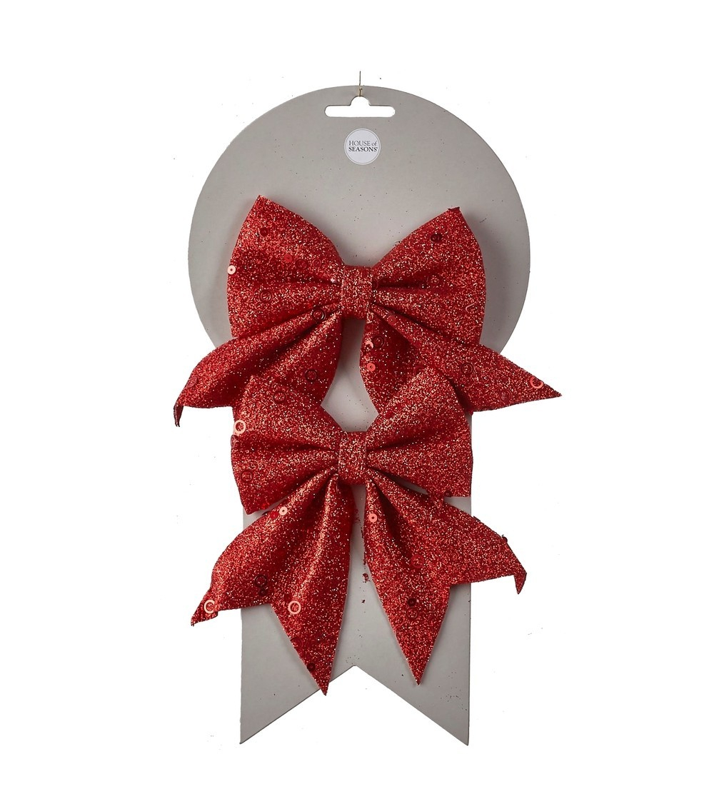 Набор банток 2шт 12х13см House of Seasons красный