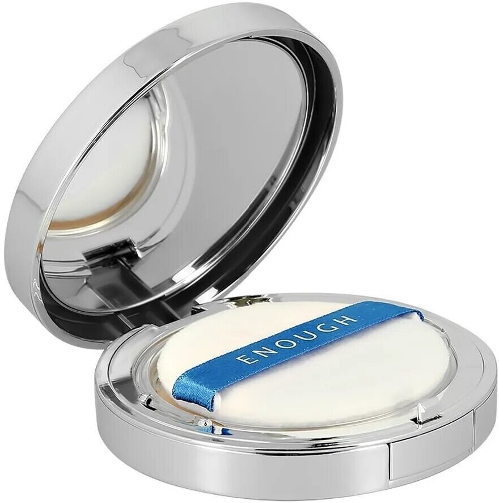 Enough Пудра компактная с коллагеном Ultra X10 Two-Way Cake SPF50+ PA+++ со сменным блоком, тон 13