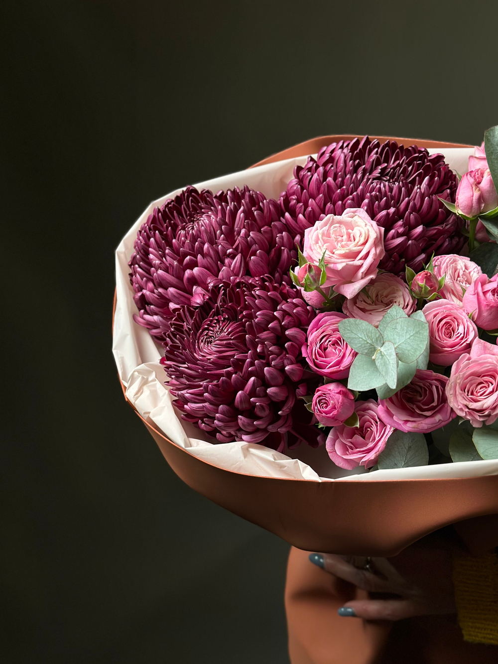 Сборный букет «Мисти бигуди»