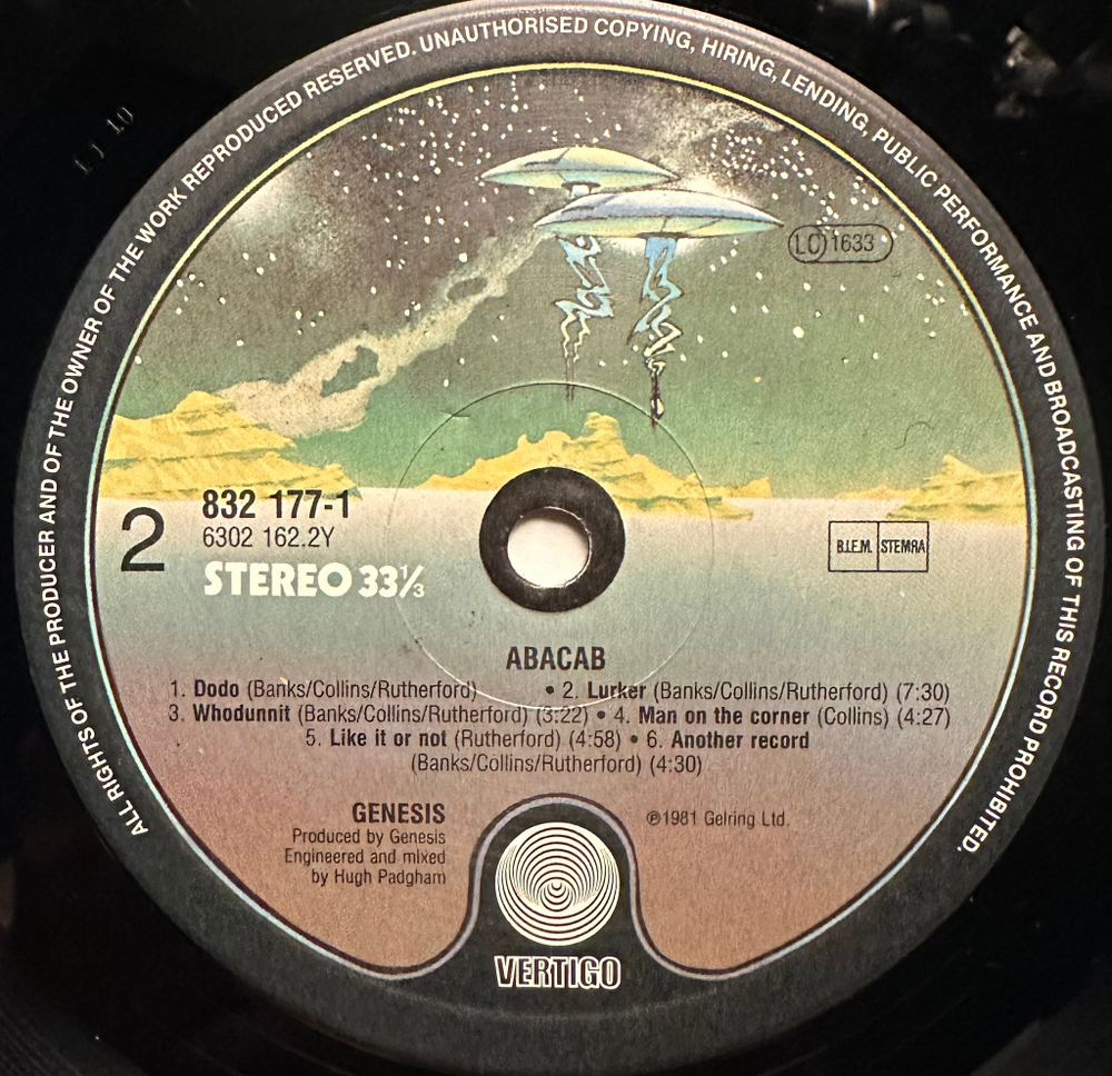 Genesis- 2 Great Pop Classics (Европа 1987г.)