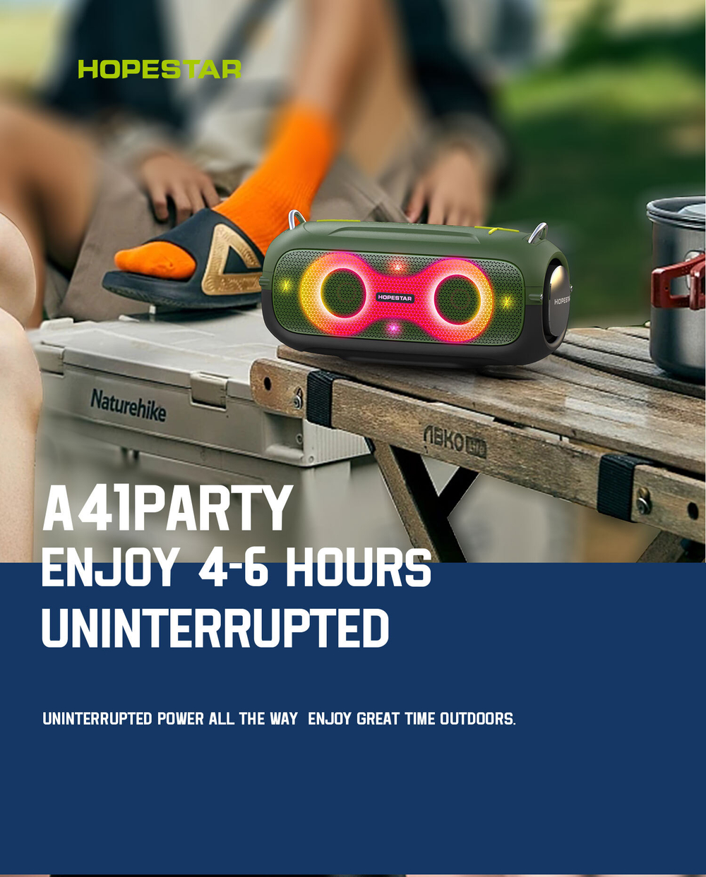 Беспроводная колонка Hopestar A41 Party Bass Boost