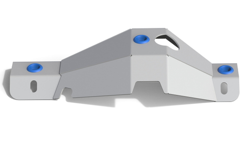 Защита дифференциала заднего моста Rival для Suzuki Jimny IV (V - 1.5) 4WD 2019-н.в., алюминий 6 мм, с крепежом, 2333.5523.1.6