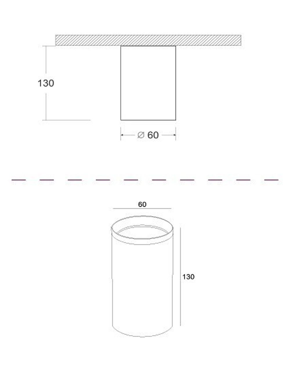 Накладной светильник Maytoni Focus C010CL-01CH