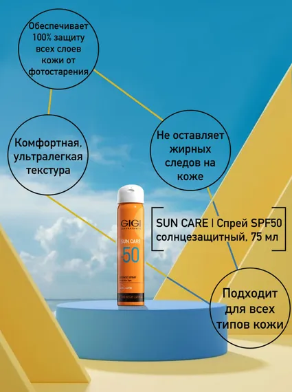 Спрей SPF50 солнцезащитный