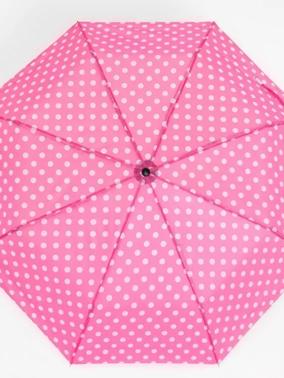 Зонт механический «Горошек», 3 сложения, 8 спиц, R = 48 см, цвет МИКС