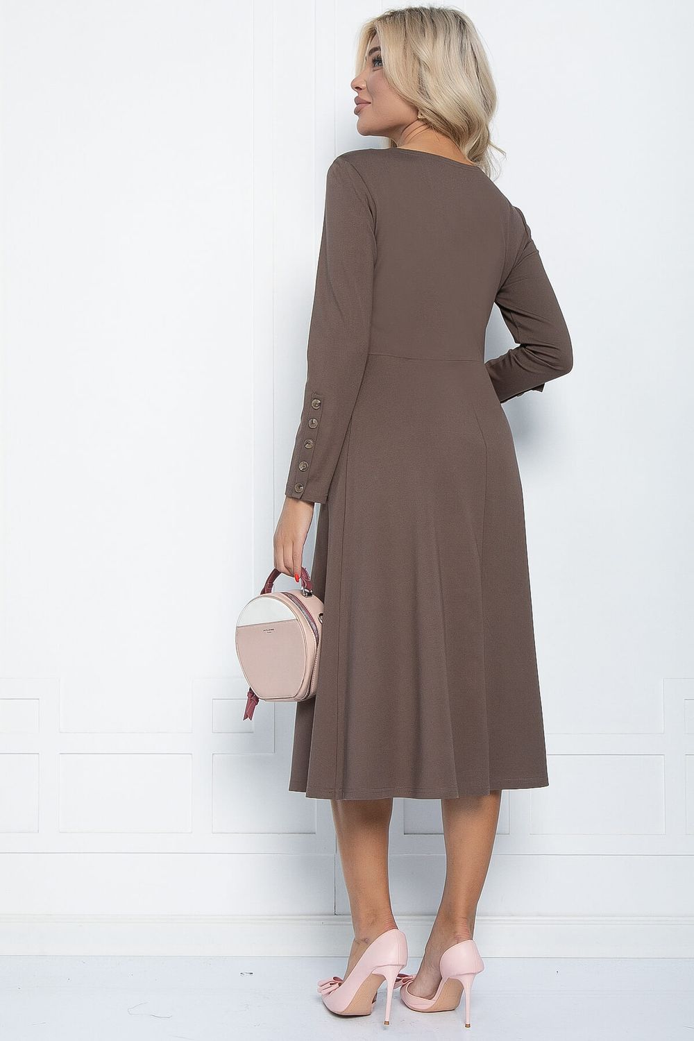 Платье Шоколад (коричневое) П11296 LT Collection