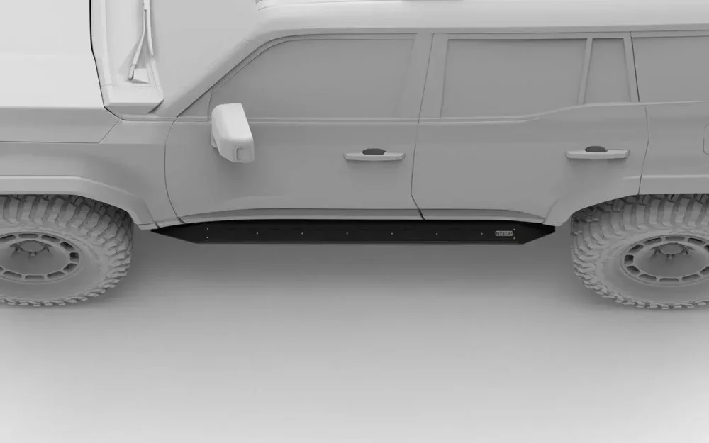 Боковые пороги для Lexus GX 550 GX550 2024+ Лексус стальные подножки