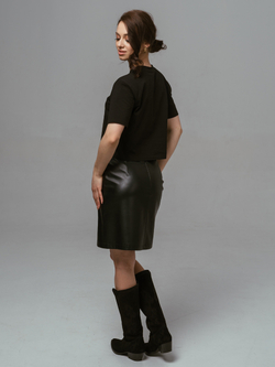 Юбка женская | Юб-1046 экокожа