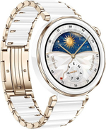 Смарт-часы Huawei Watch GT 5 Pro 42 мм золотистый-белый
