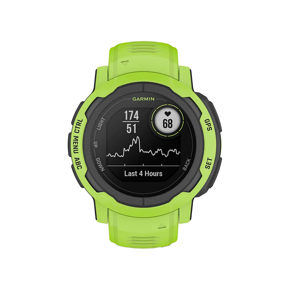 Умные часы Garmin Instinct 2, 45mm, Electric Lime (010-02626-01)