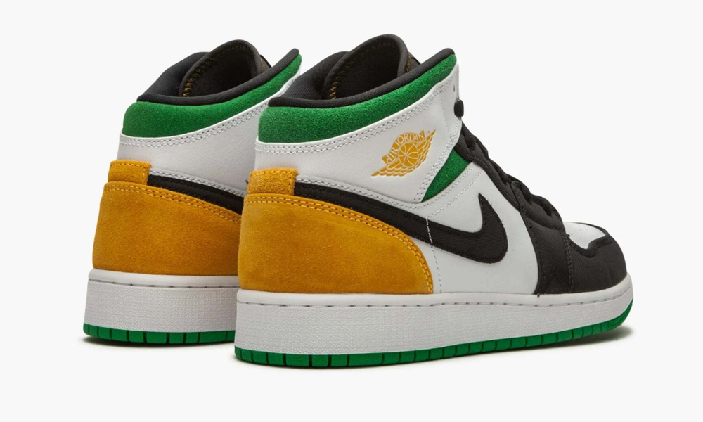 Air Jordan 1 Mid SE GS "Laser Orange / Lucky Green"