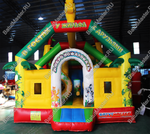 Батут с горкой "В гостях у жирафа", 8*4*5 м