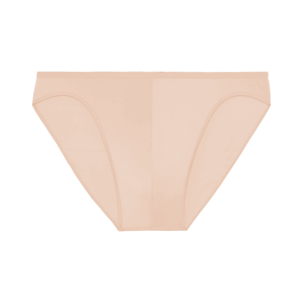 Мужские трусы слипы бежевые HOM PLUMES Micro Briefs 404756_4000DT