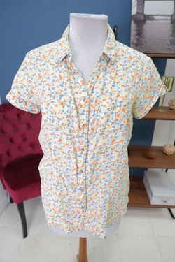 Блузка  In Extenso с принтом 44 размер