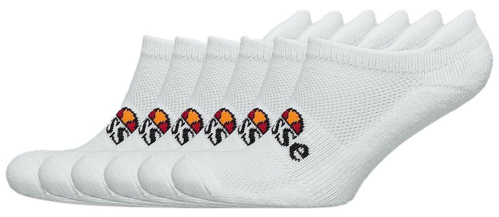 Теннисные носки Ellesse Teban 6P Trainer Liners Socks - white