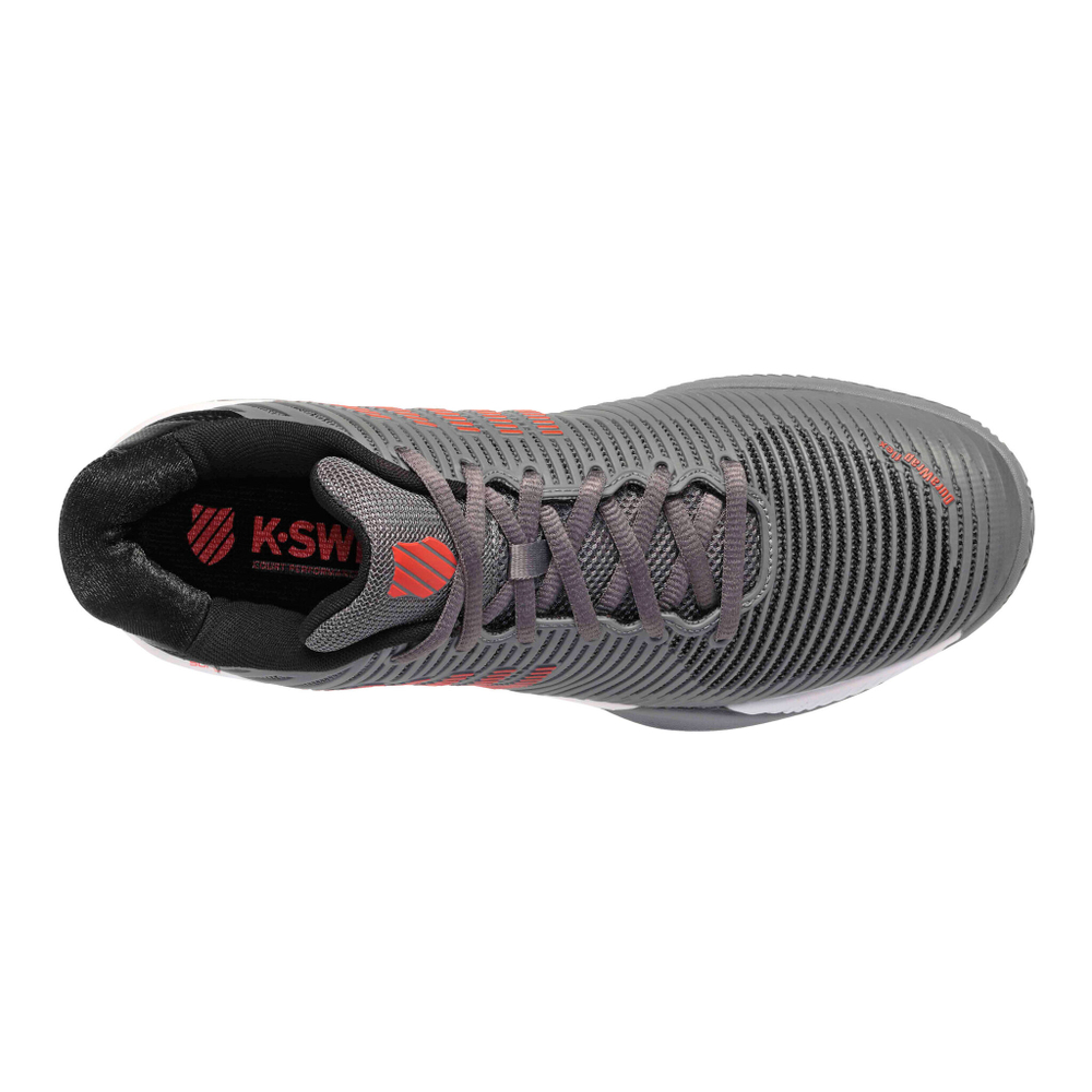 Мужские теннисные кроссовки K-Swiss Hypercourt Express 2 Clay Court Shoe Men - Grey, Orange