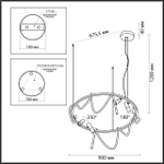4397/55L ODL Светильник LED 1*55Вт 3000К 220В IP20 HIGHTECH