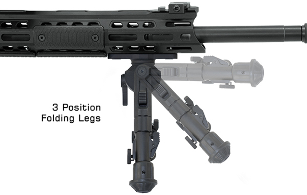 Сошки UTG Recon 360 TL, M-Lok, высота 20,3-30,5см (TL-BPM03)
