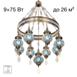 Подвесная люстра Citilux КАИР CL419186