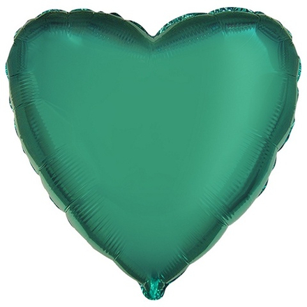 Шар Flexmetal Сердце 18" бирюзовый #201500TU