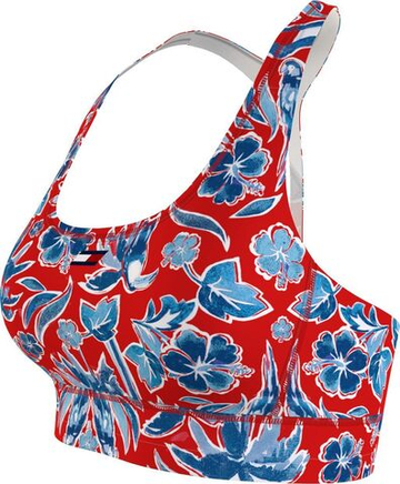ТОП теннисный Tommy Hilfiger Mid Intensity Floral AOP Bra - разноцветный