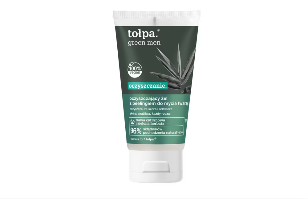 TOLPA GREEN MEN Очищающий гель с эффектом скраба для лица 150 мл