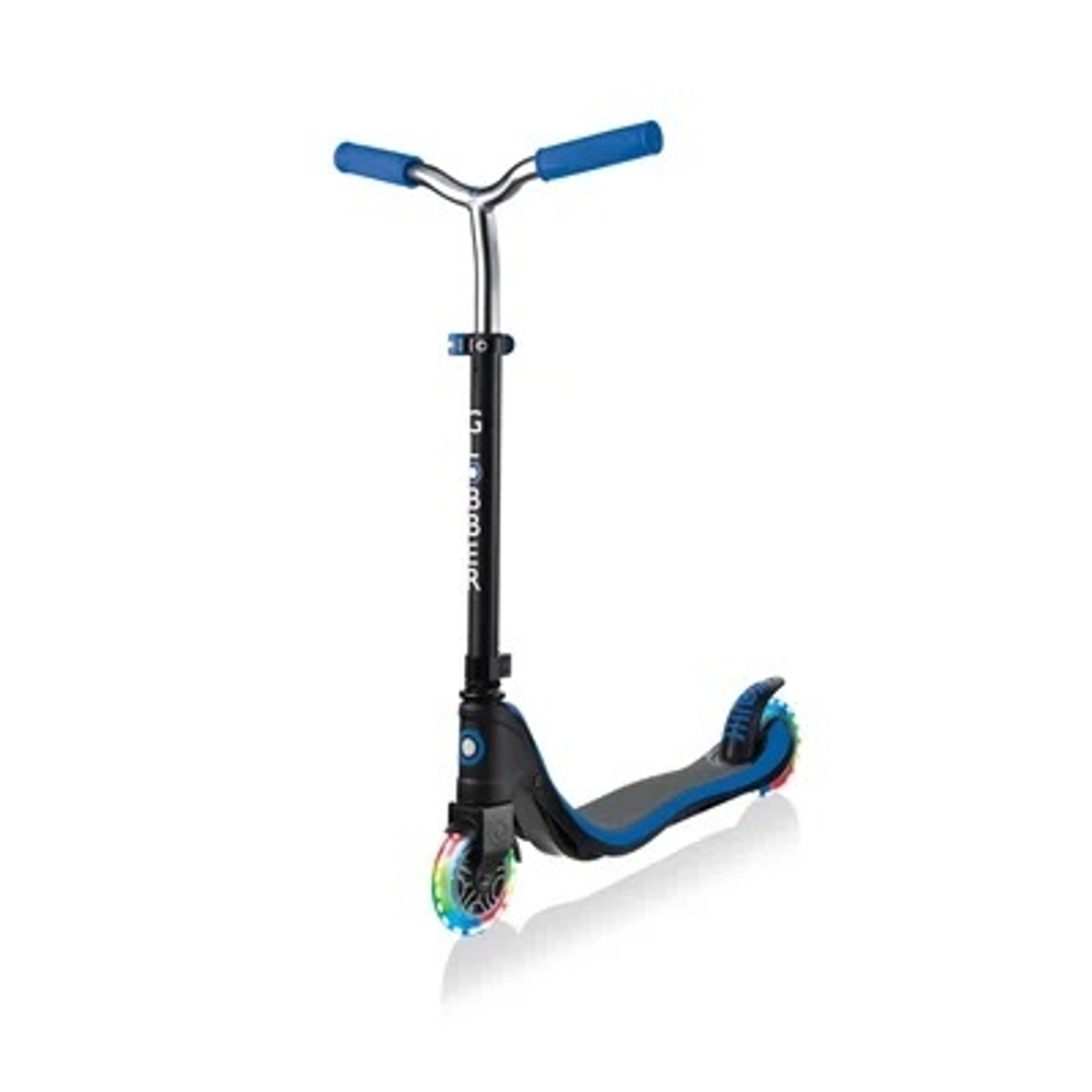 Самокат Globber Flow 125 Lights, синий синий