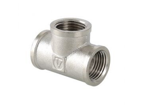 Тройник 3/4" ВР-ВР-ВР никель