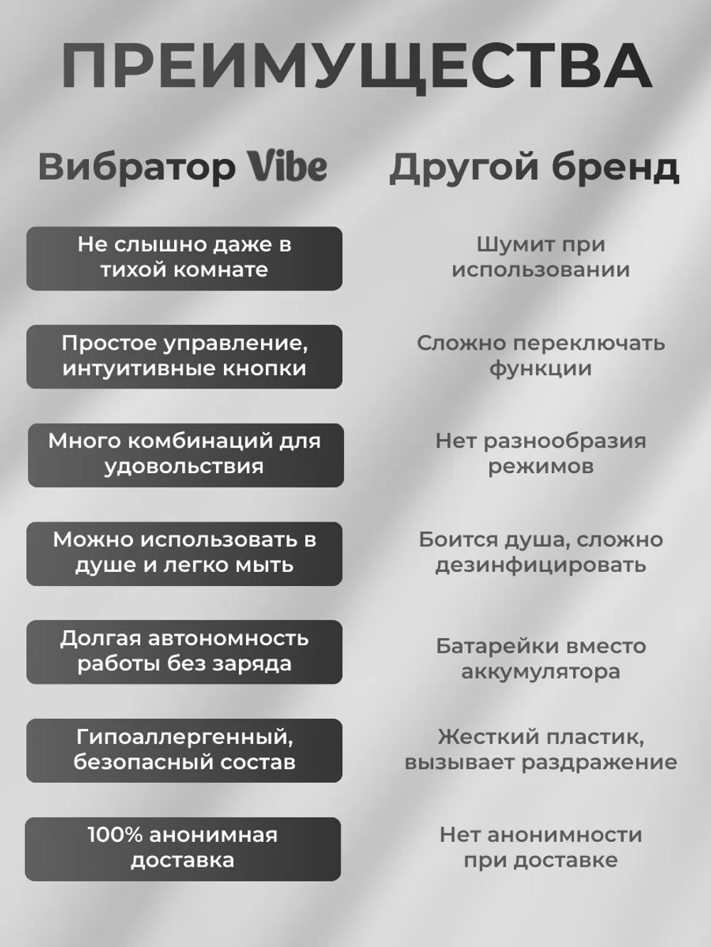 Вибратор-кролик 3в1, серый