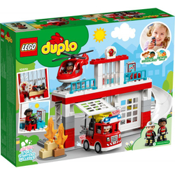 LEGO DUPLO - Пожарная часть и вертолет 10970