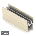 ЭКО Рамка верхняя двери (5,40 м) сатин молочный (ПВХ) (AE0455) Aristo (Out)